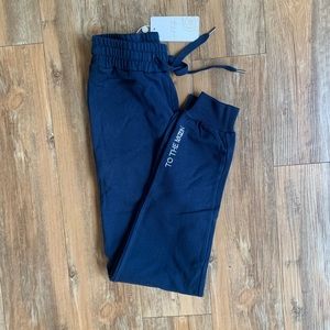 NWT Navy sweat pant jogger - Balance Athletica